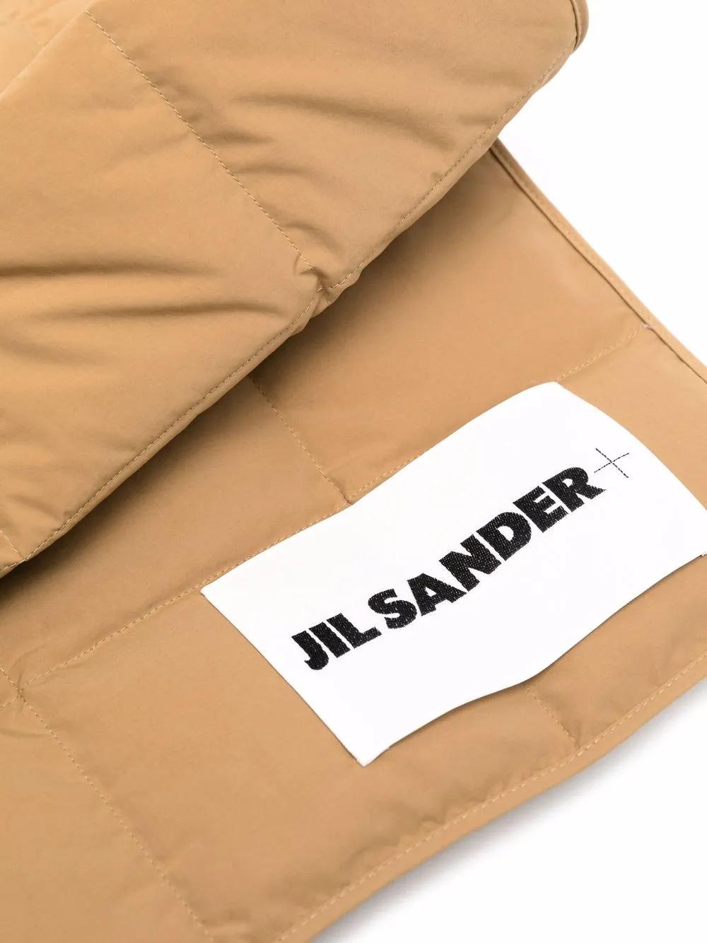 фото Jil sander дутый шарф с нашивкой-логотипом