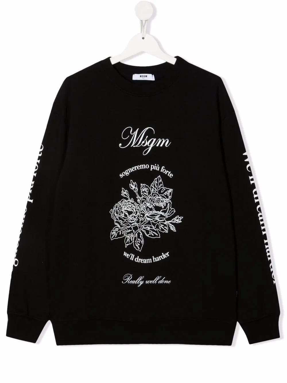 фото Msgm kids толстовка с логотипом