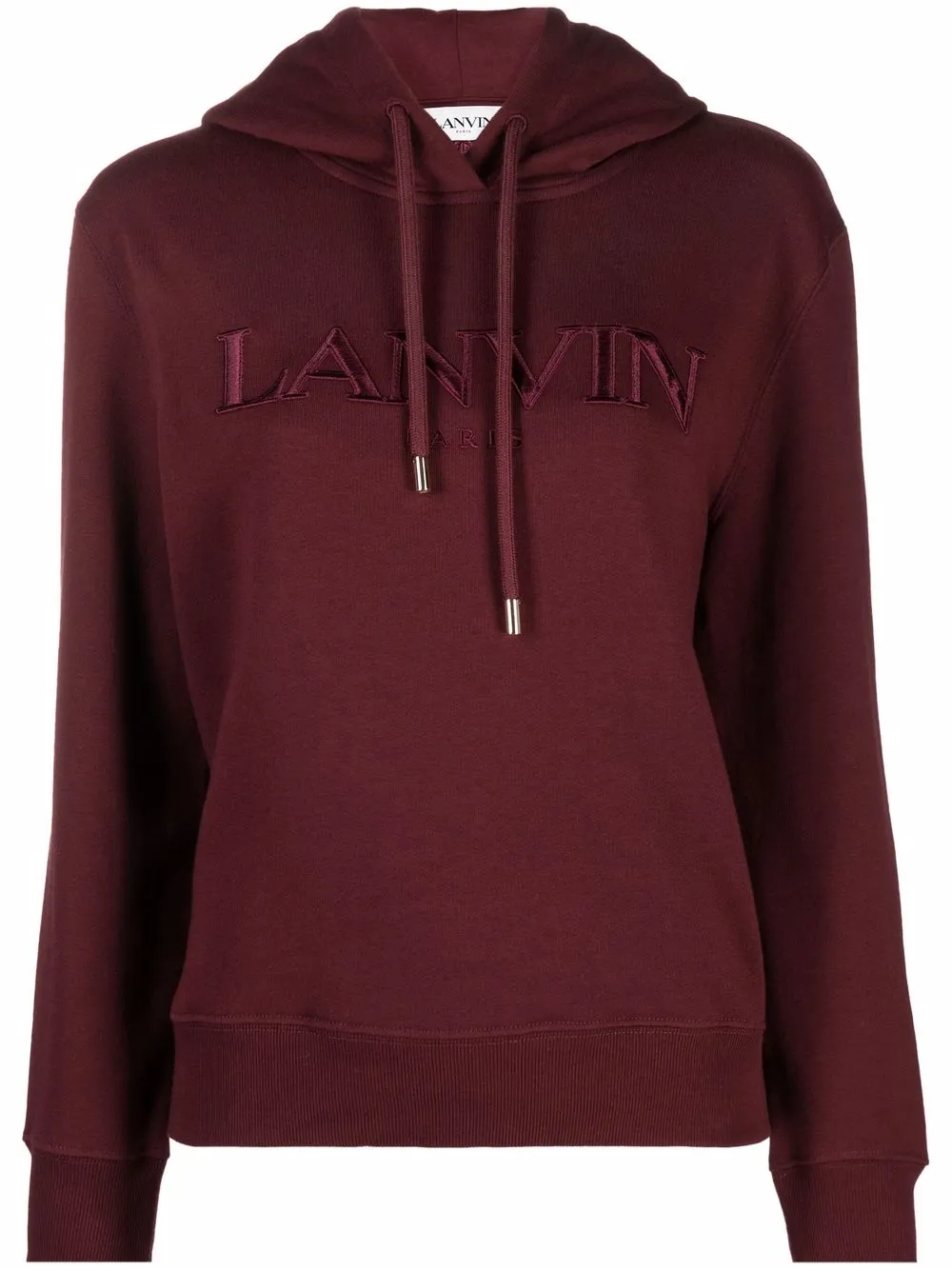 фото Lanvin худи с вышитым логотипом