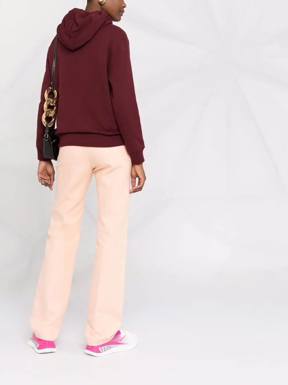 фото Lanvin худи с вышитым логотипом