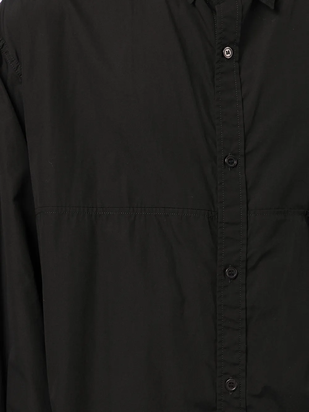 фото Yohji yamamoto длинная рубашка на пуговицах