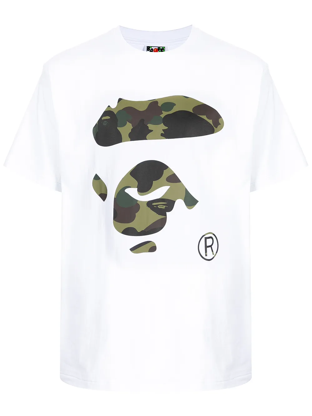 фото A bathing ape® футболка с логотипом на спине