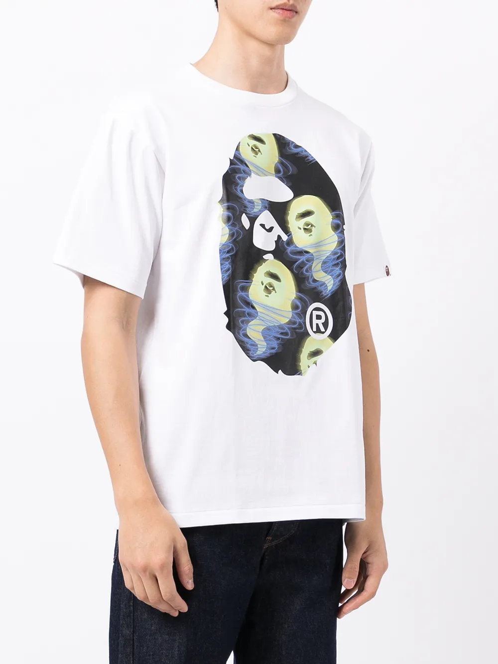фото A bathing ape® футболка с принтом