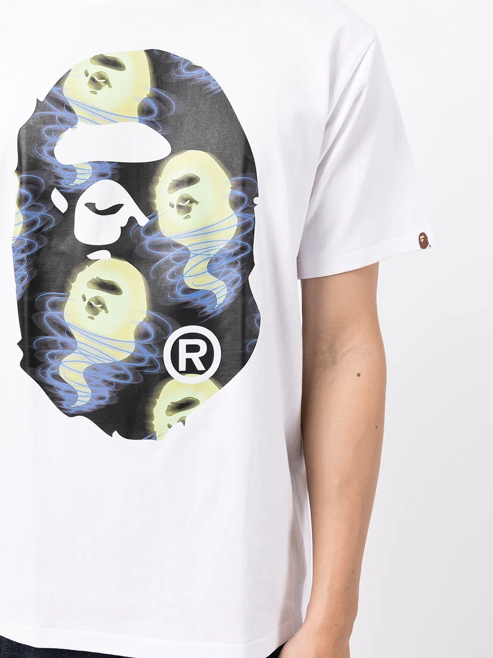 фото A bathing ape® футболка с принтом