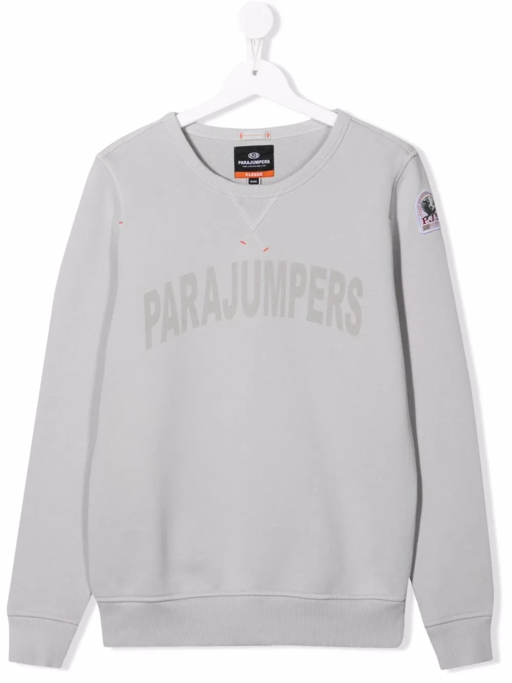 фото Parajumpers kids толстовка с круглым вырезом и логотипом