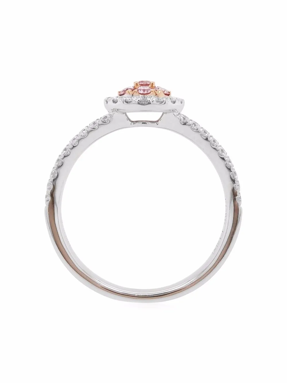 фото Hyt jewelry кольцо argyle из белого золота с бриллиантами