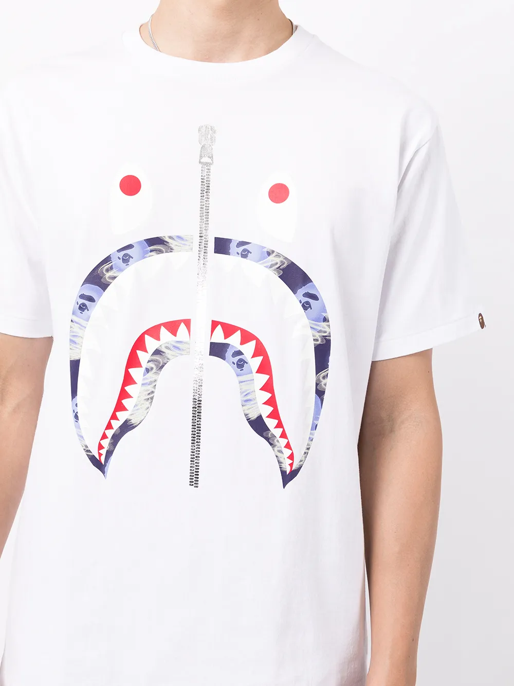фото A bathing ape® футболка с принтом monster