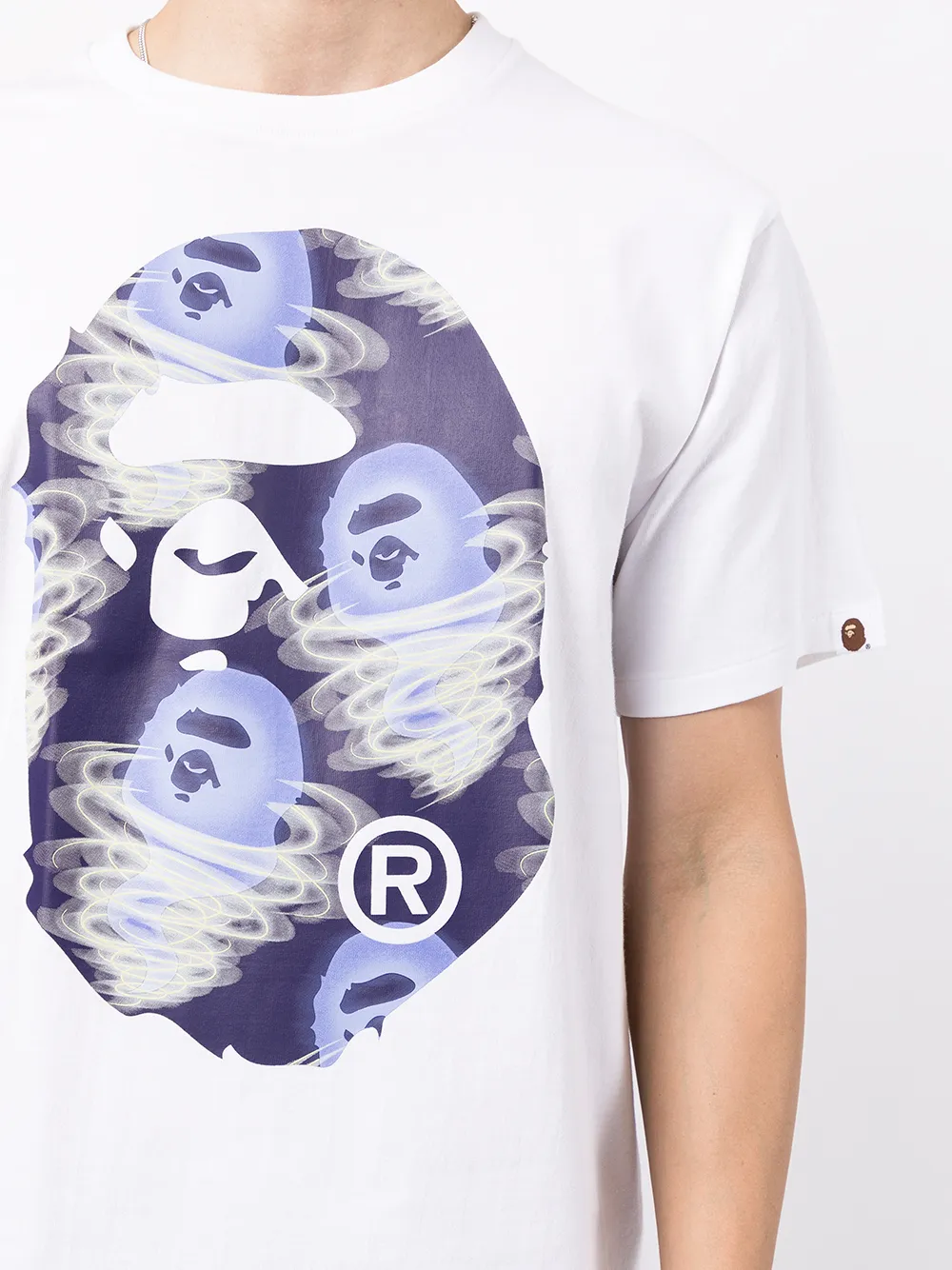фото A bathing ape® футболка с принтом