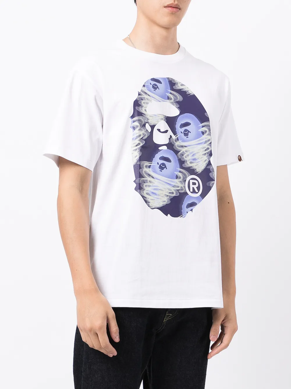 фото A bathing ape® футболка с принтом