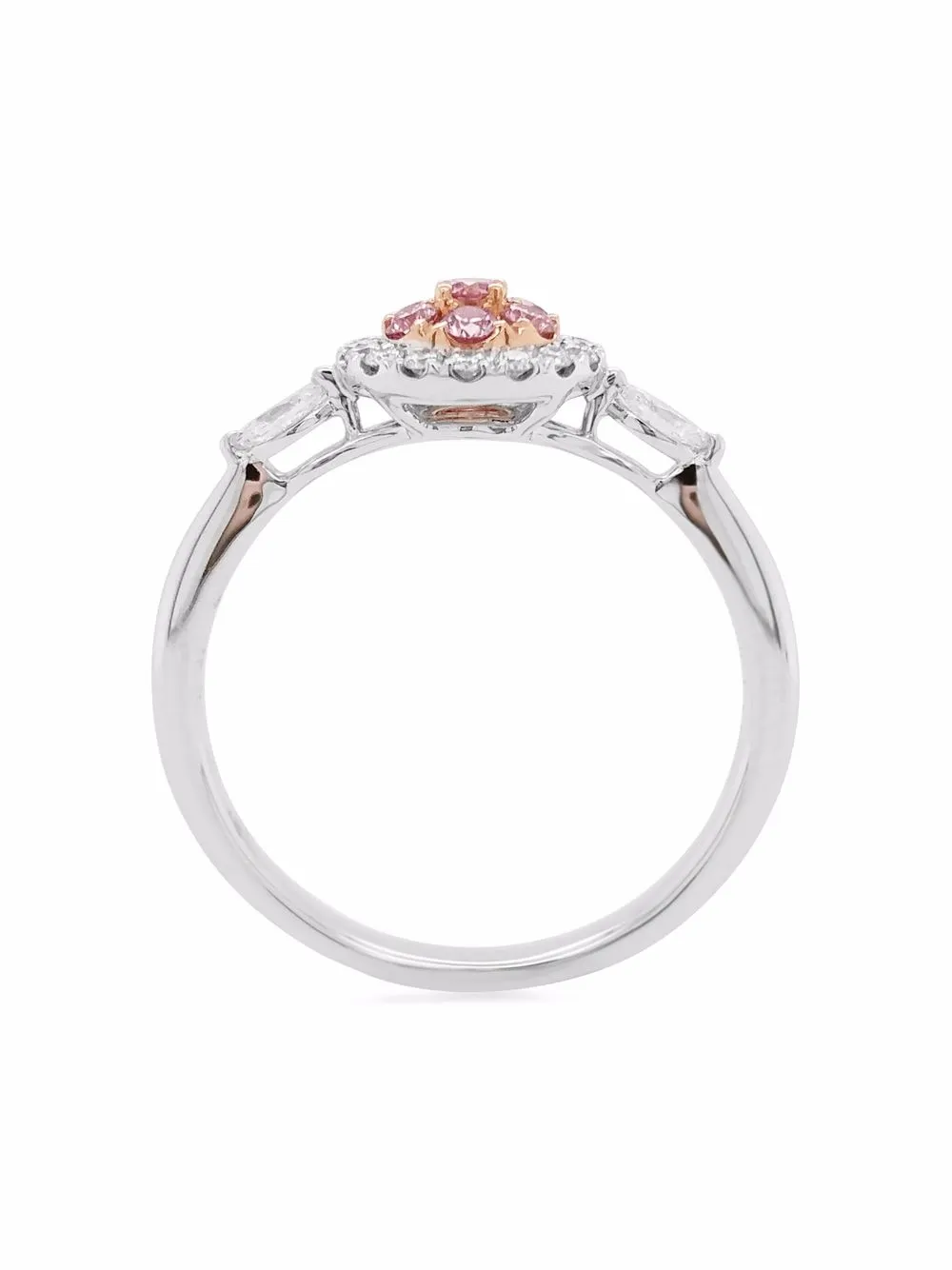 фото Hyt jewelry кольцо argyle из белого золота с бриллиантами