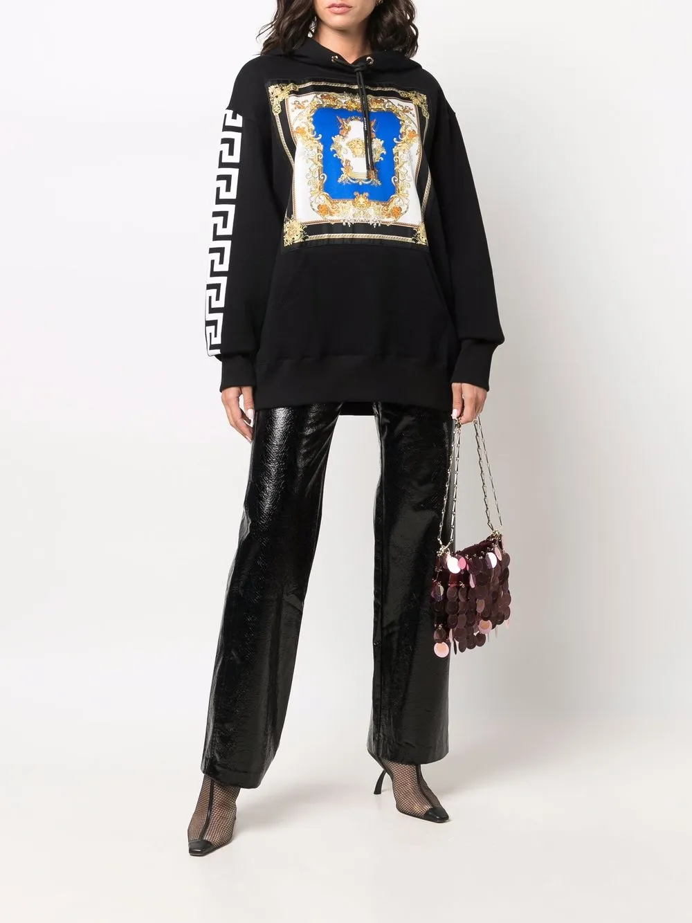 фото Versace худи с принтом baroque и логотипом