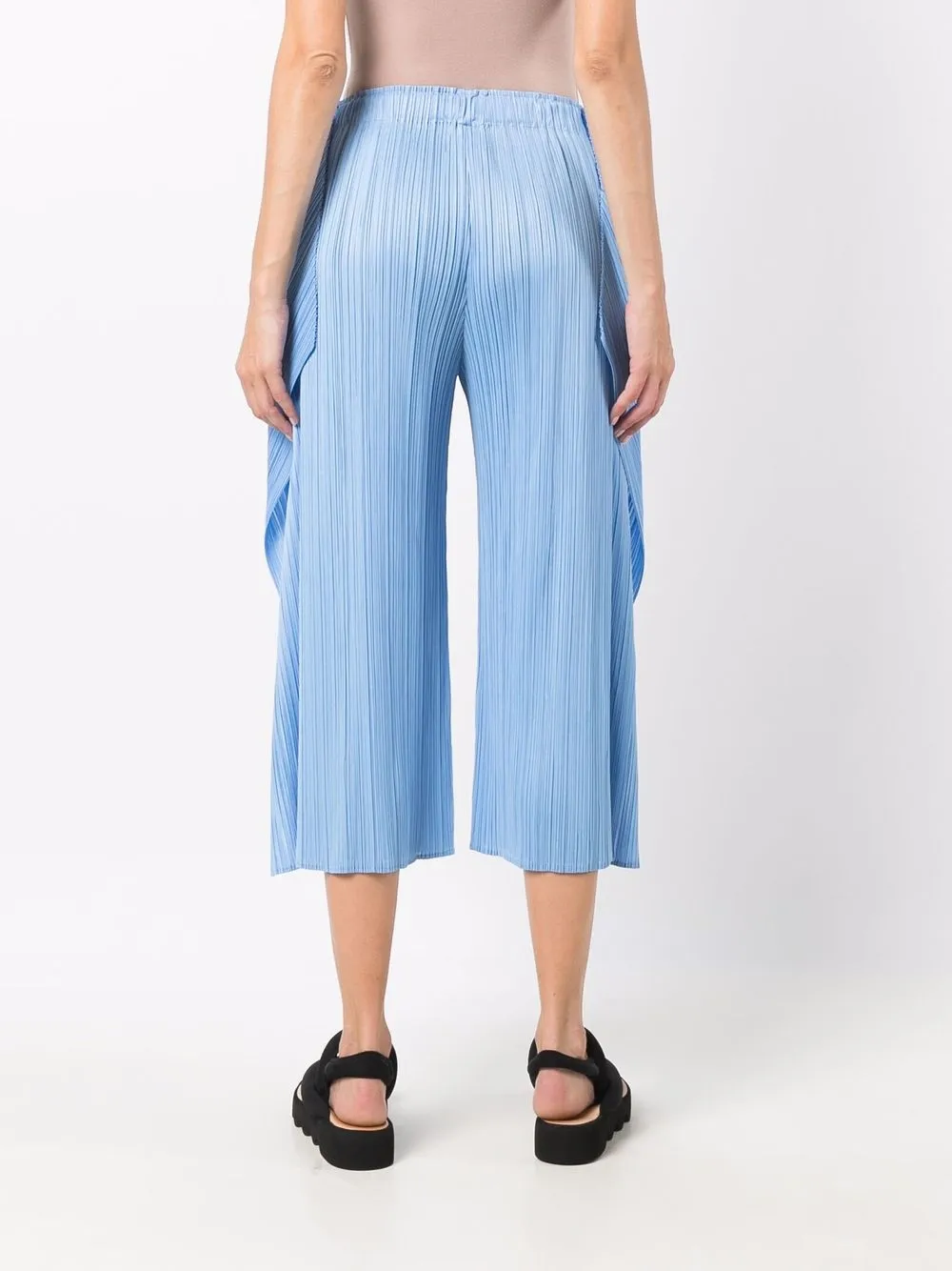 фото Pleats please issey miyake укороченные плиссированные брюки