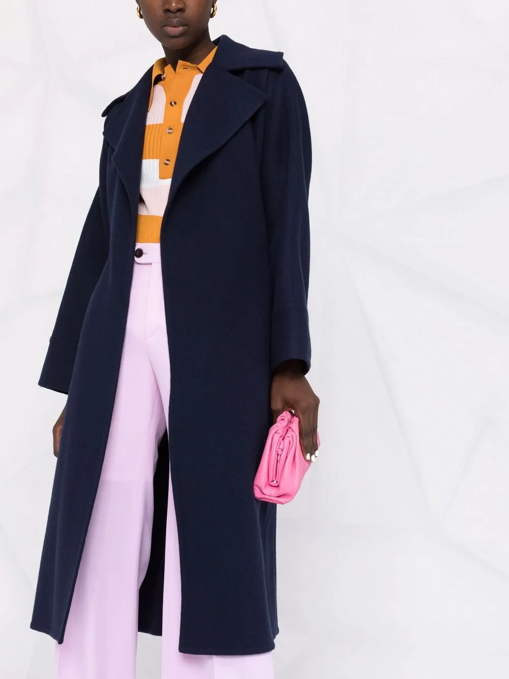 фото Lanvin пальто с поясом и логотипом