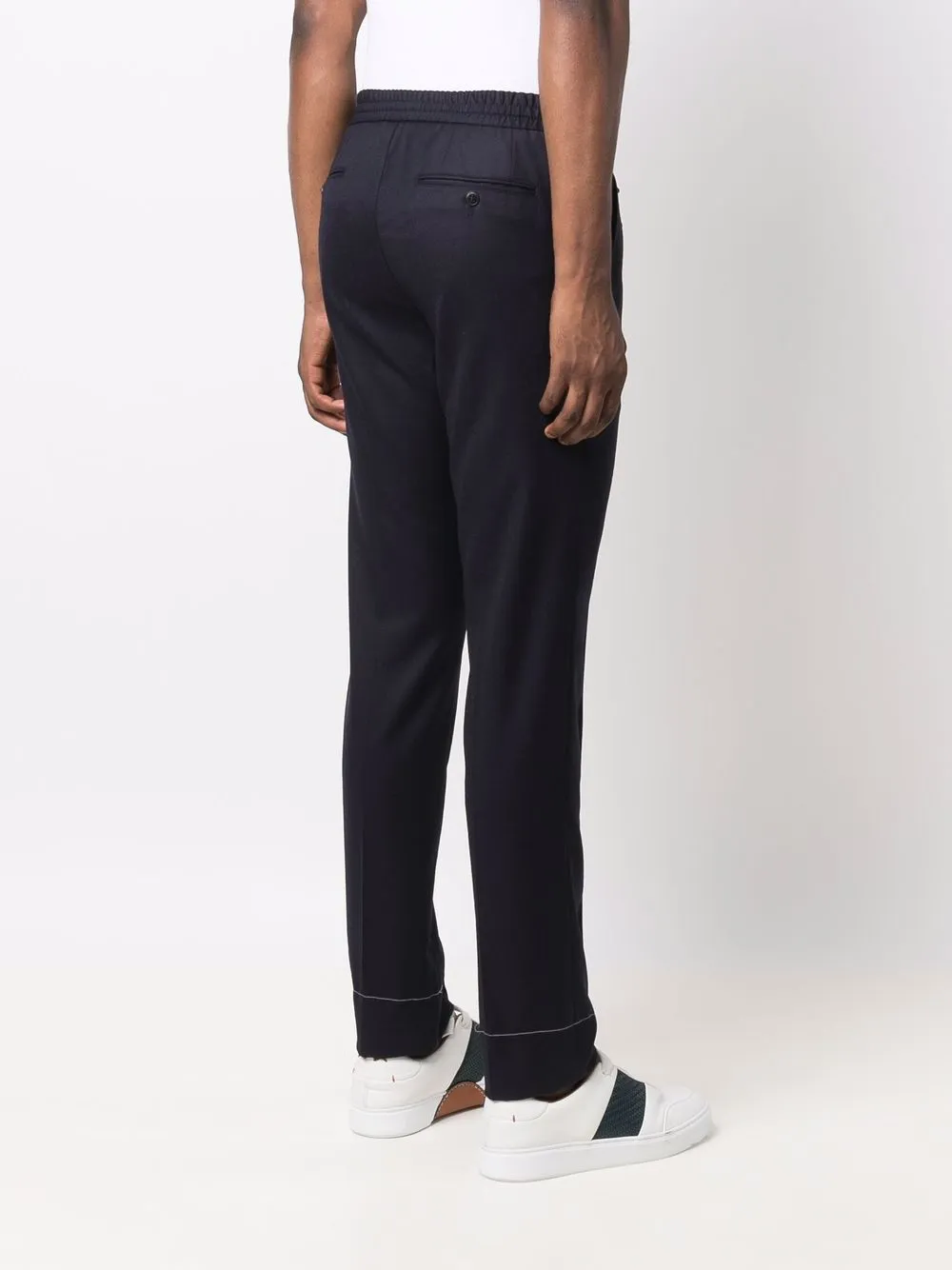 фото Brioni зауженные брюки с кулиской
