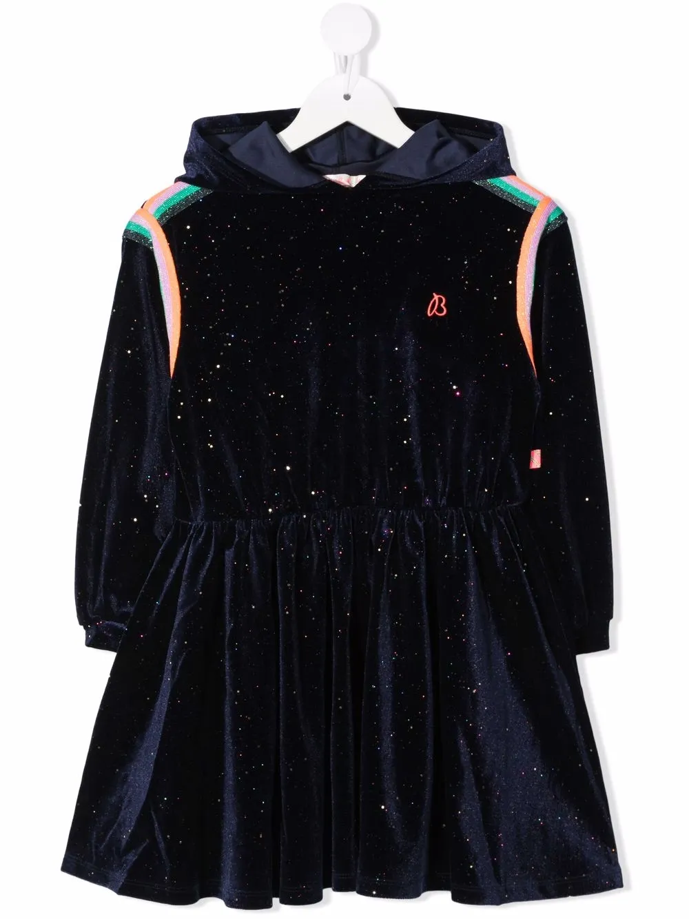 фото Billieblush бархатное платье hooded sparkly