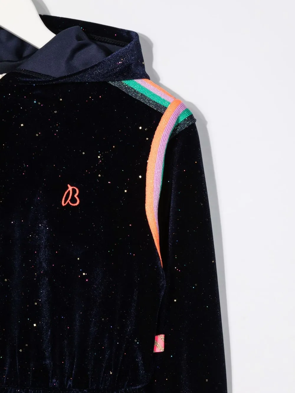 фото Billieblush бархатное платье hooded sparkly