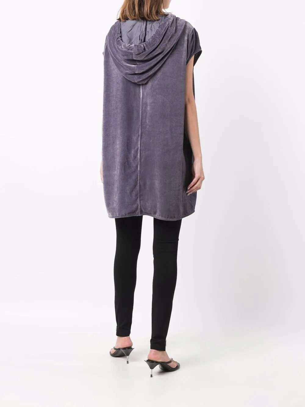 фото Rick owens худи с короткими рукавами и кулиской
