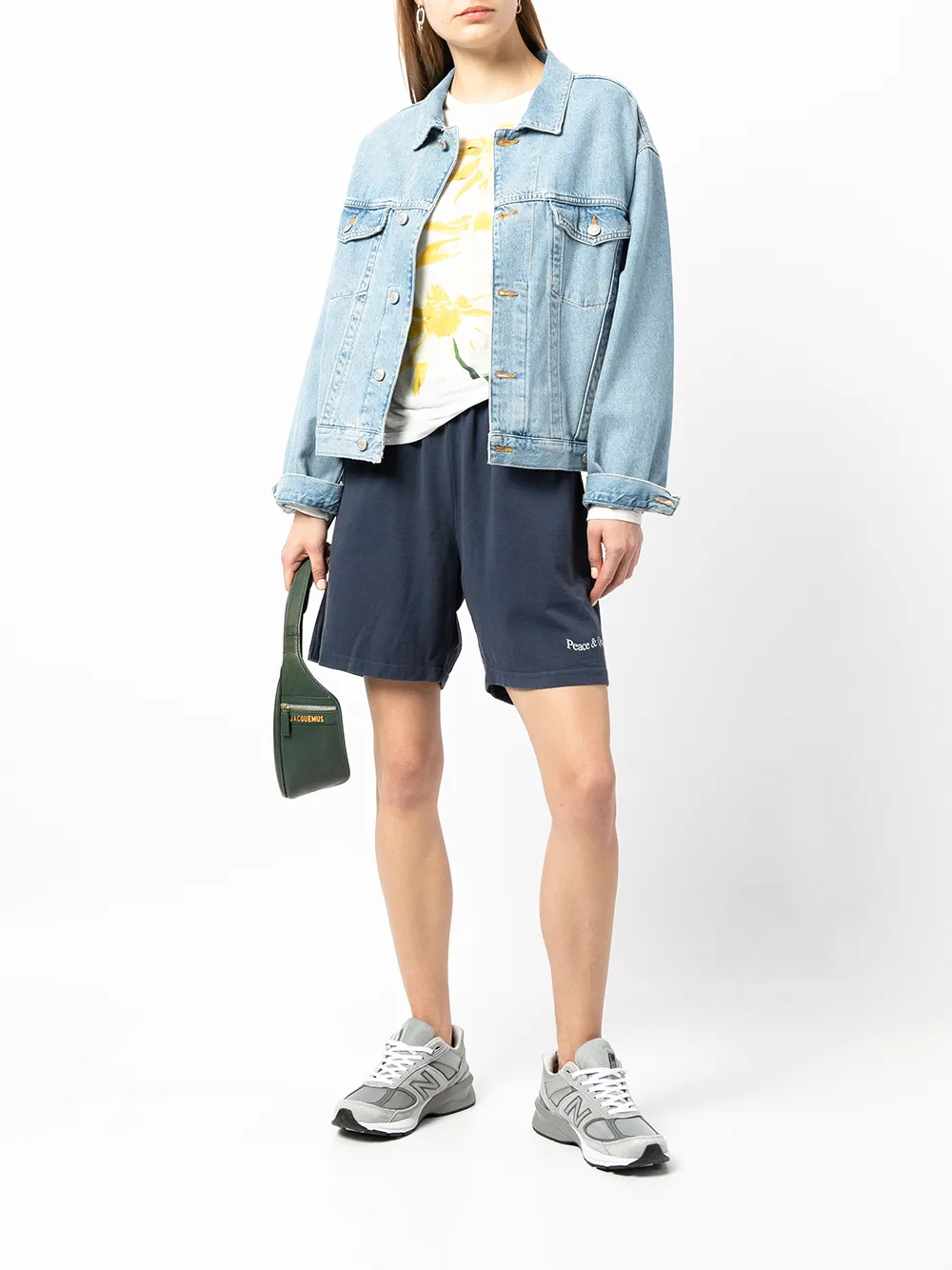 фото Museum of peace & quiet шорты из джерси с логотипом