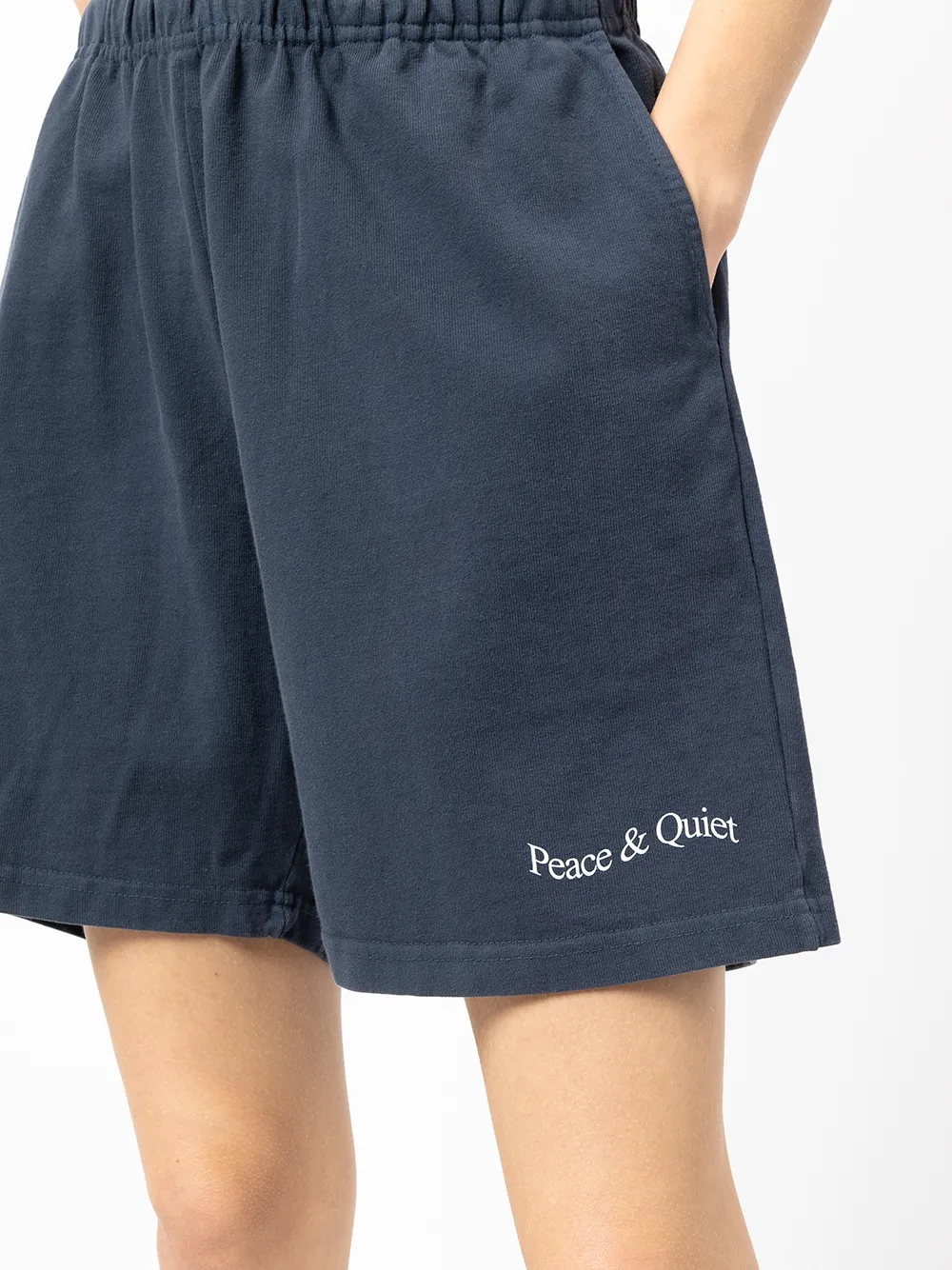 фото Museum of peace & quiet шорты из джерси с логотипом