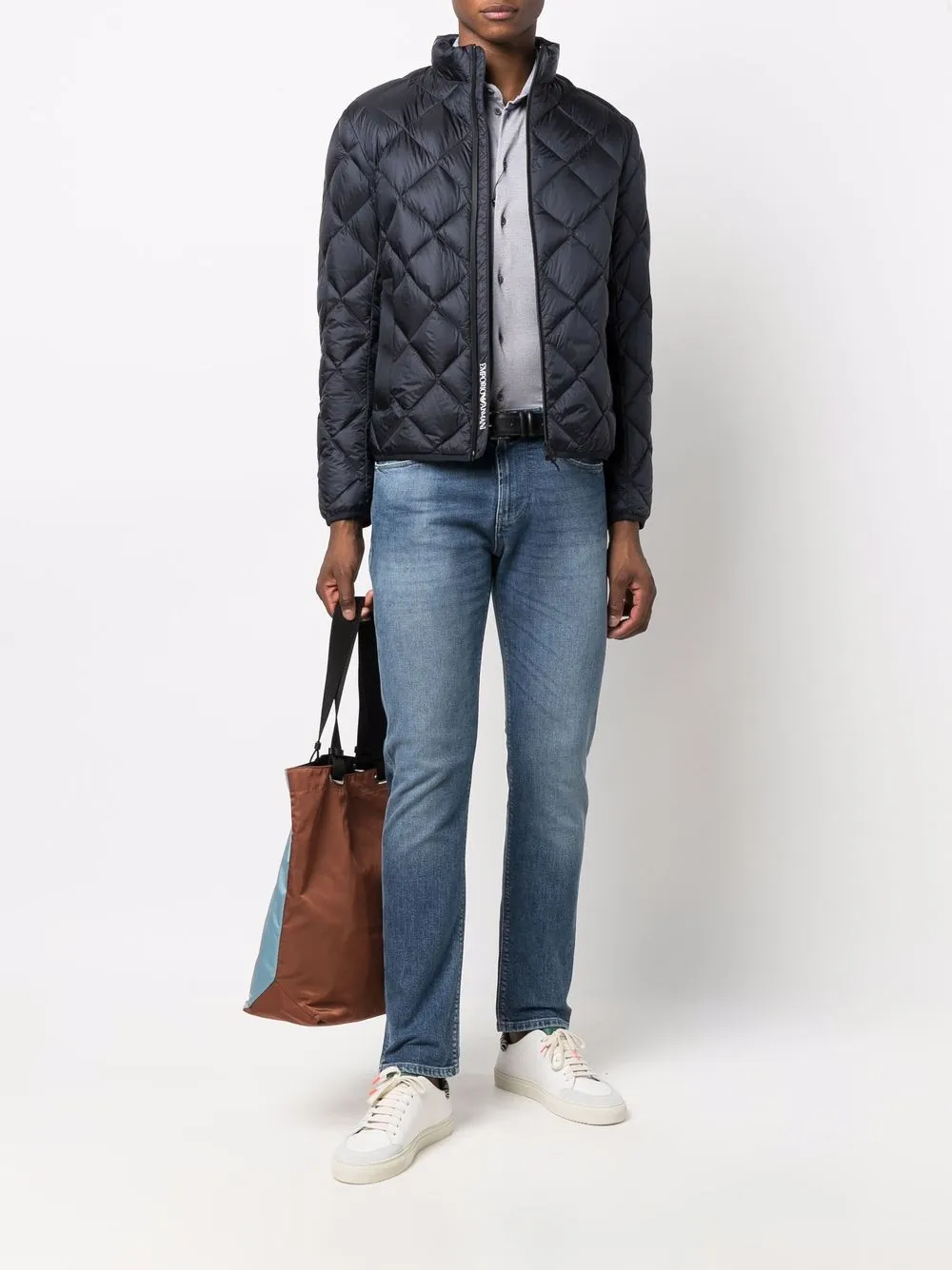 фото Emporio armani узкие джинсы средней посадки