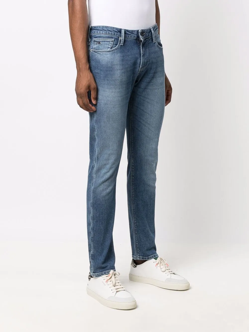 фото Emporio armani узкие джинсы средней посадки