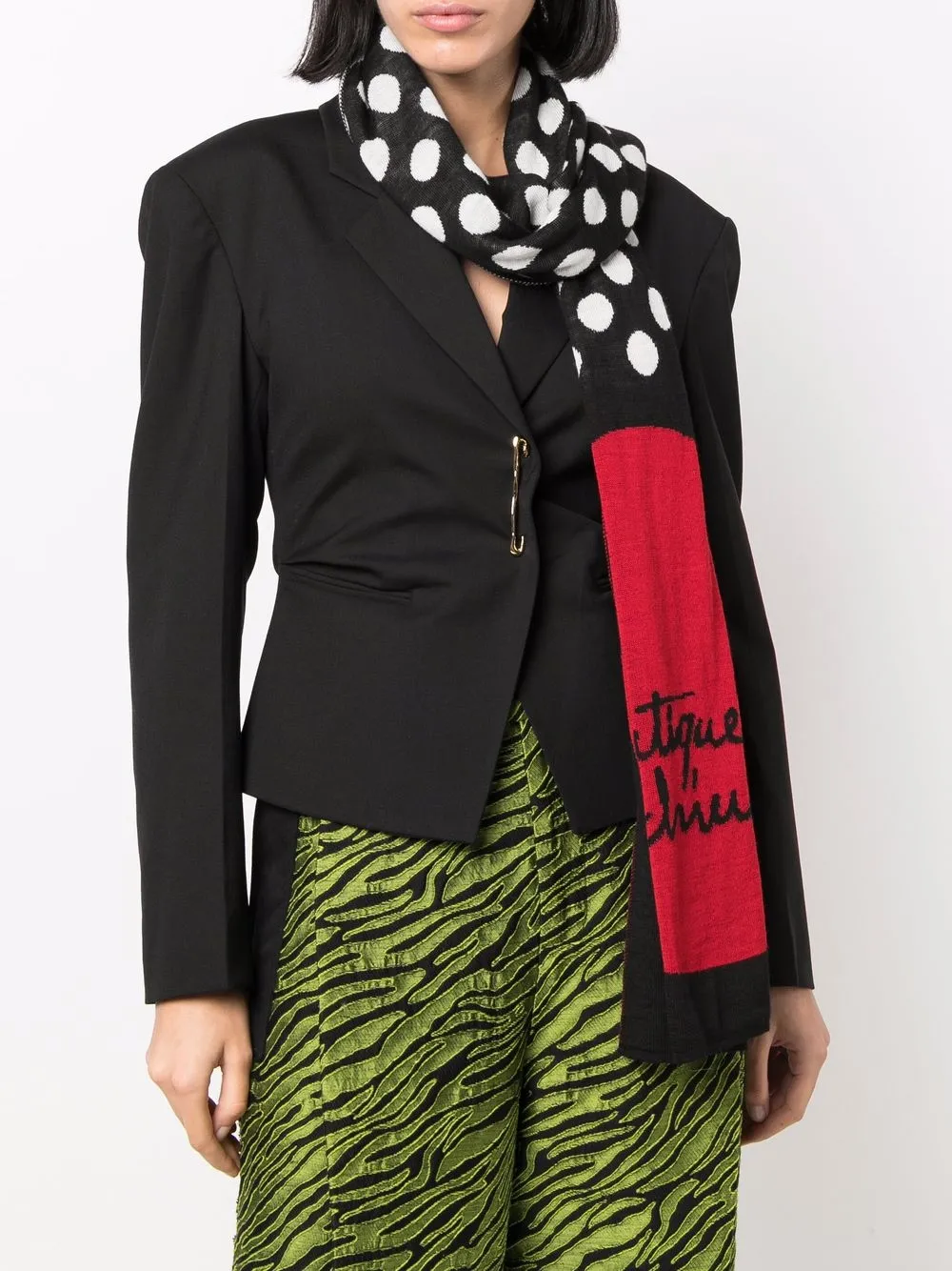 фото Moschino шарф с логотипом