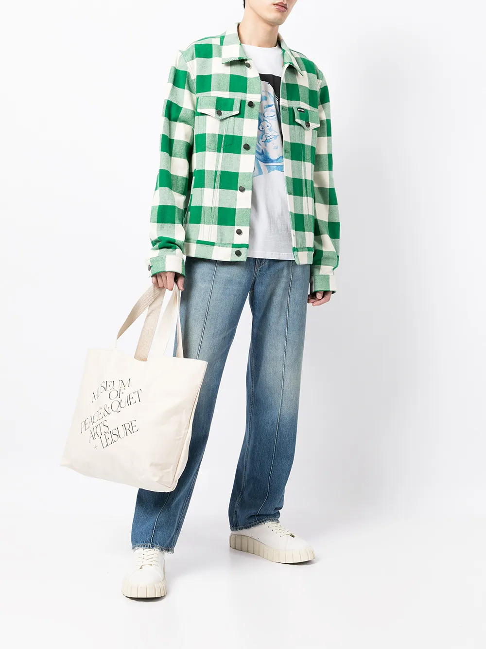 фото Museum of peace & quiet сумка-тоут с логотипом