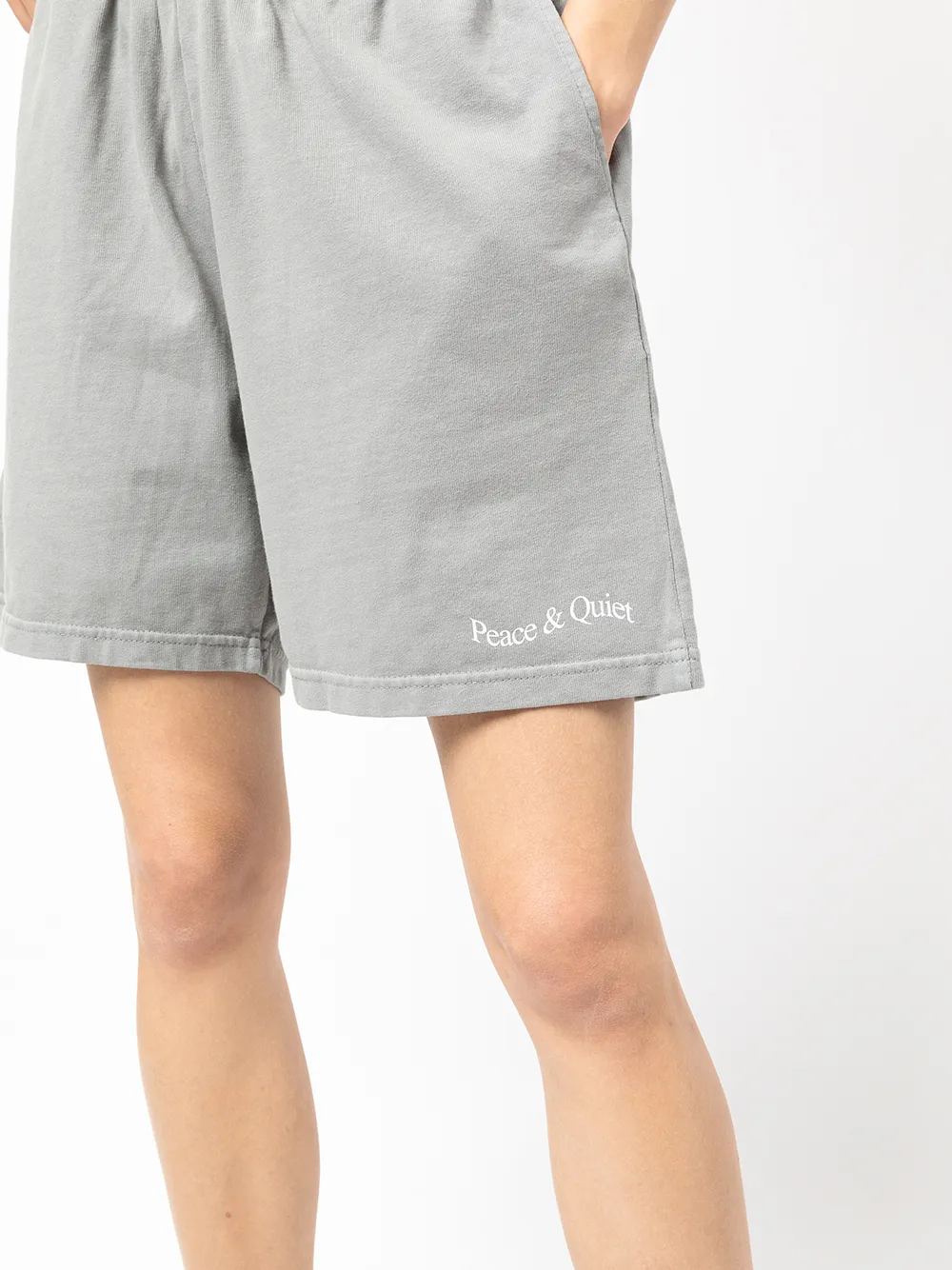 фото Museum of peace & quiet шорты из джерси с логотипом