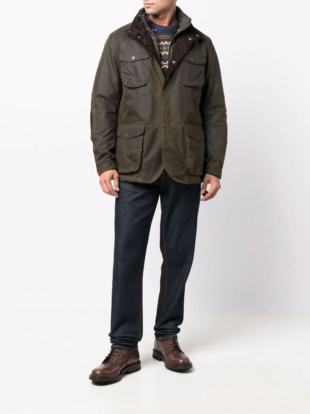 фото Barbour вощеная куртка ogston