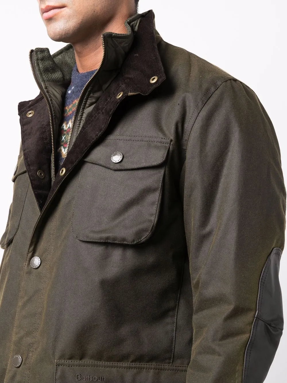 фото Barbour вощеная куртка ogston