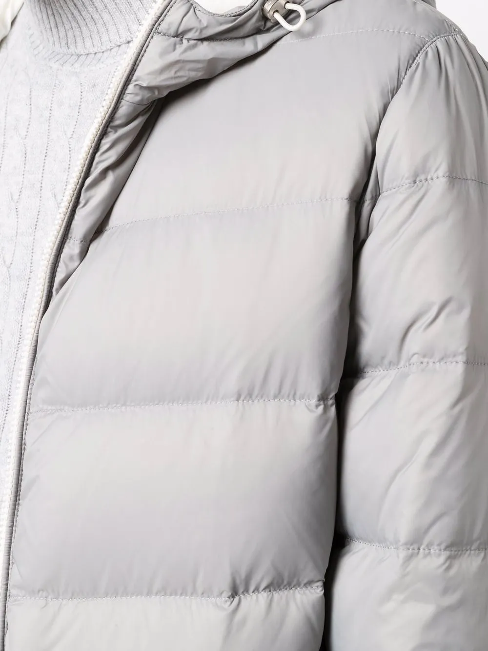 фото Brunello cucinelli пуховик с капюшоном