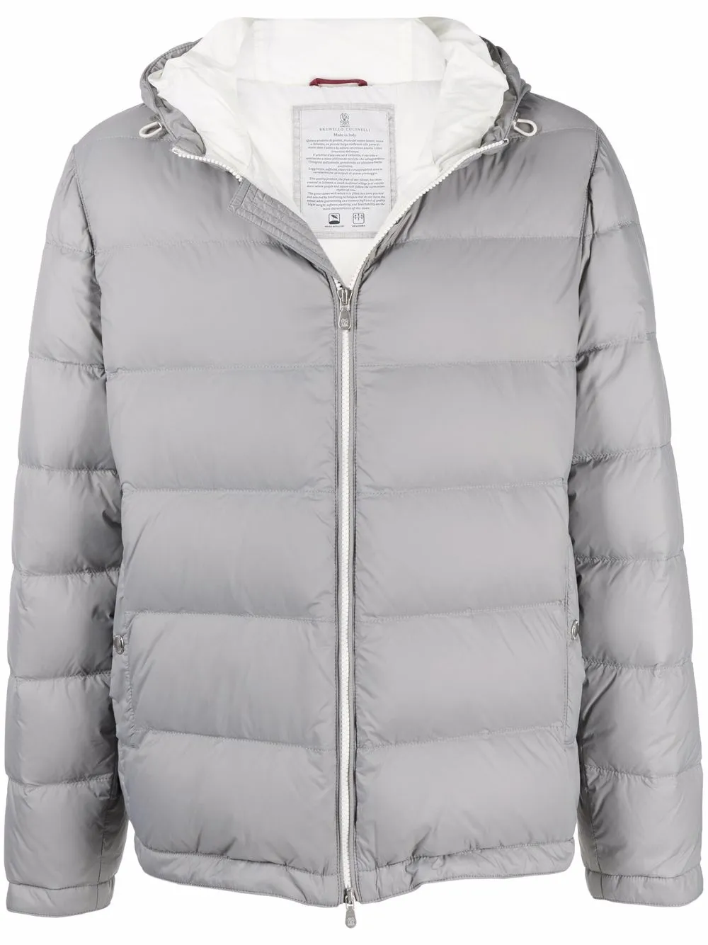 фото Brunello cucinelli пуховик с капюшоном