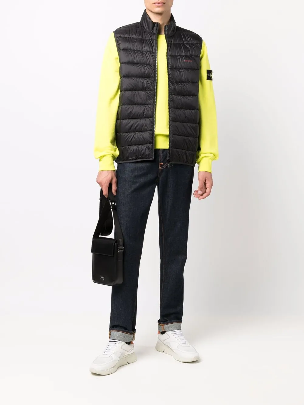 фото Barbour дутый жилет с логотипом