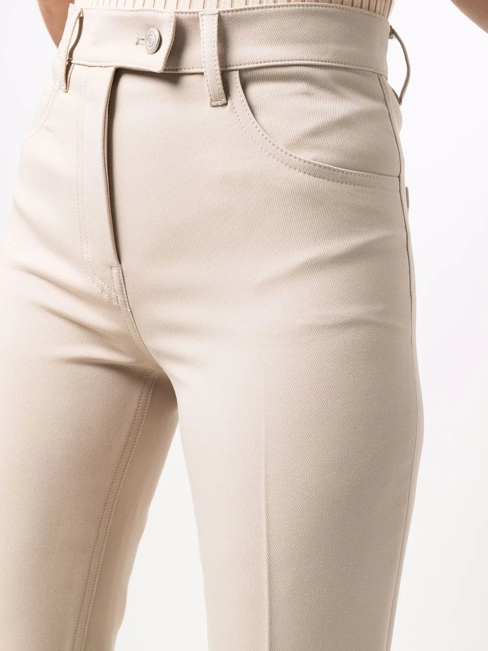 фото Courrèges широкие брюки с завышенной талией