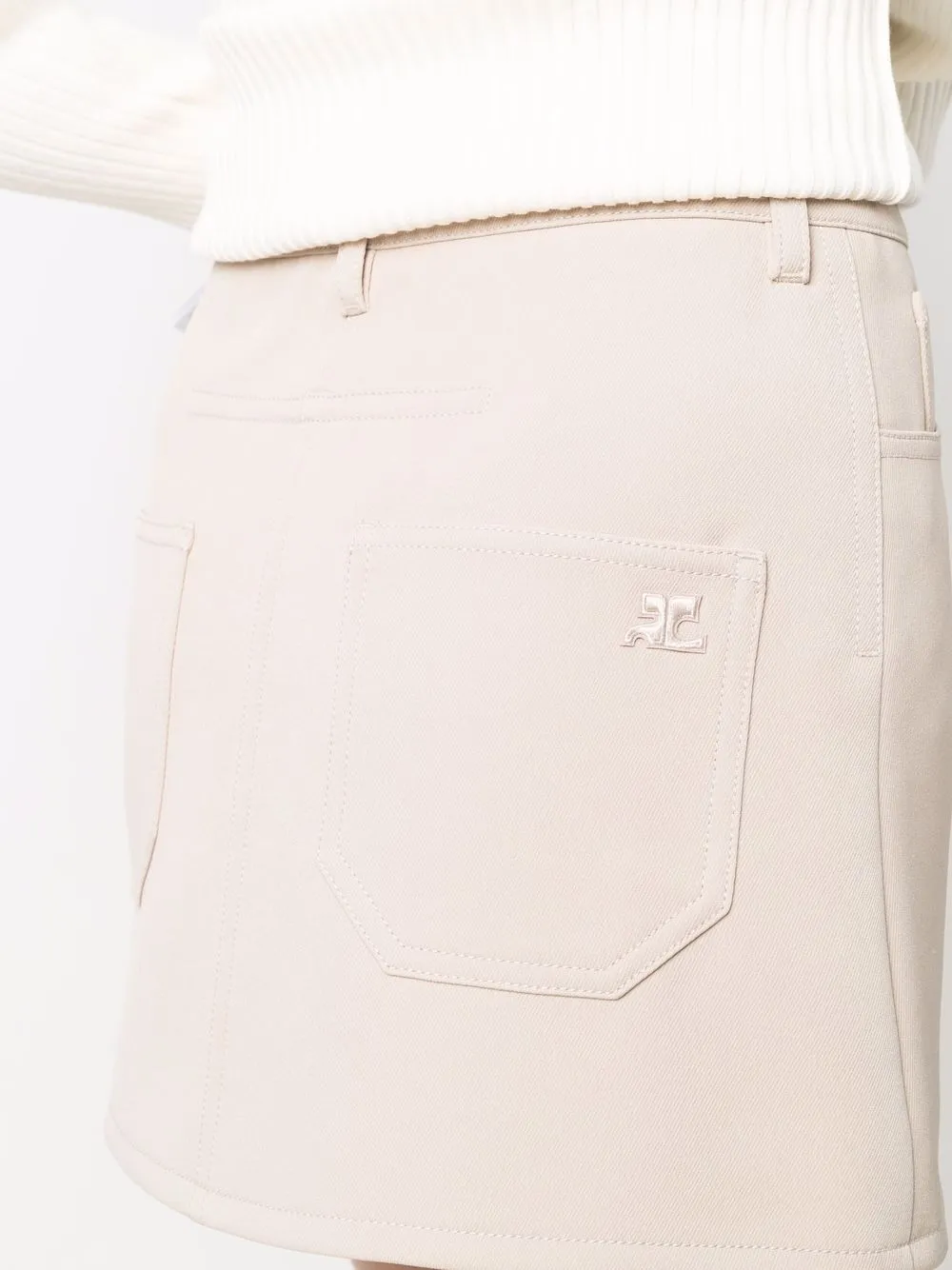 фото Courrèges мини-юбка workwear