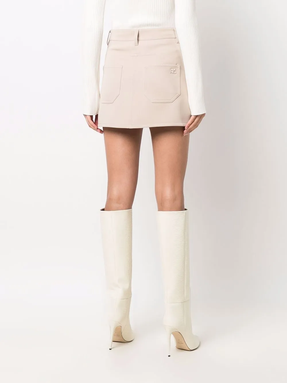 фото Courrèges мини-юбка workwear