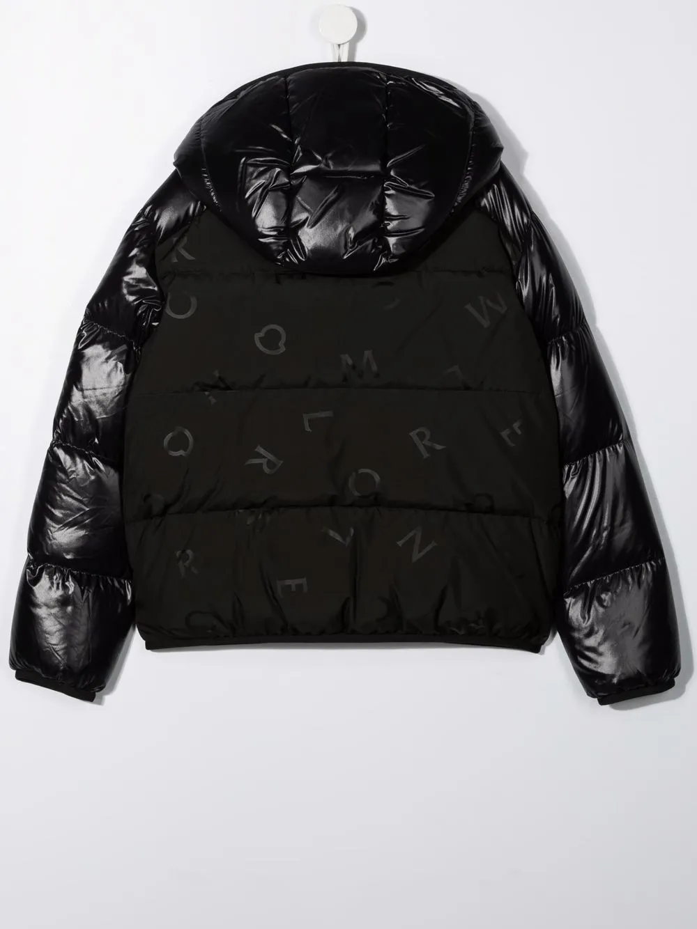 фото Moncler enfant пуховик на молнии с логотипом