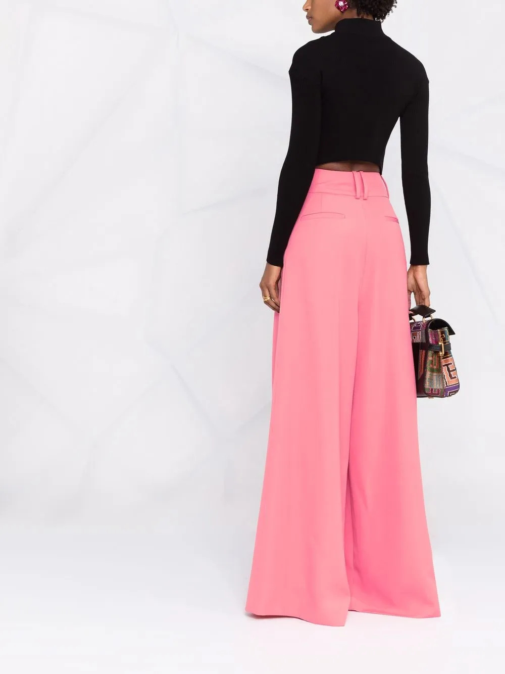 фото Balmain широкие брюки с пуговицами