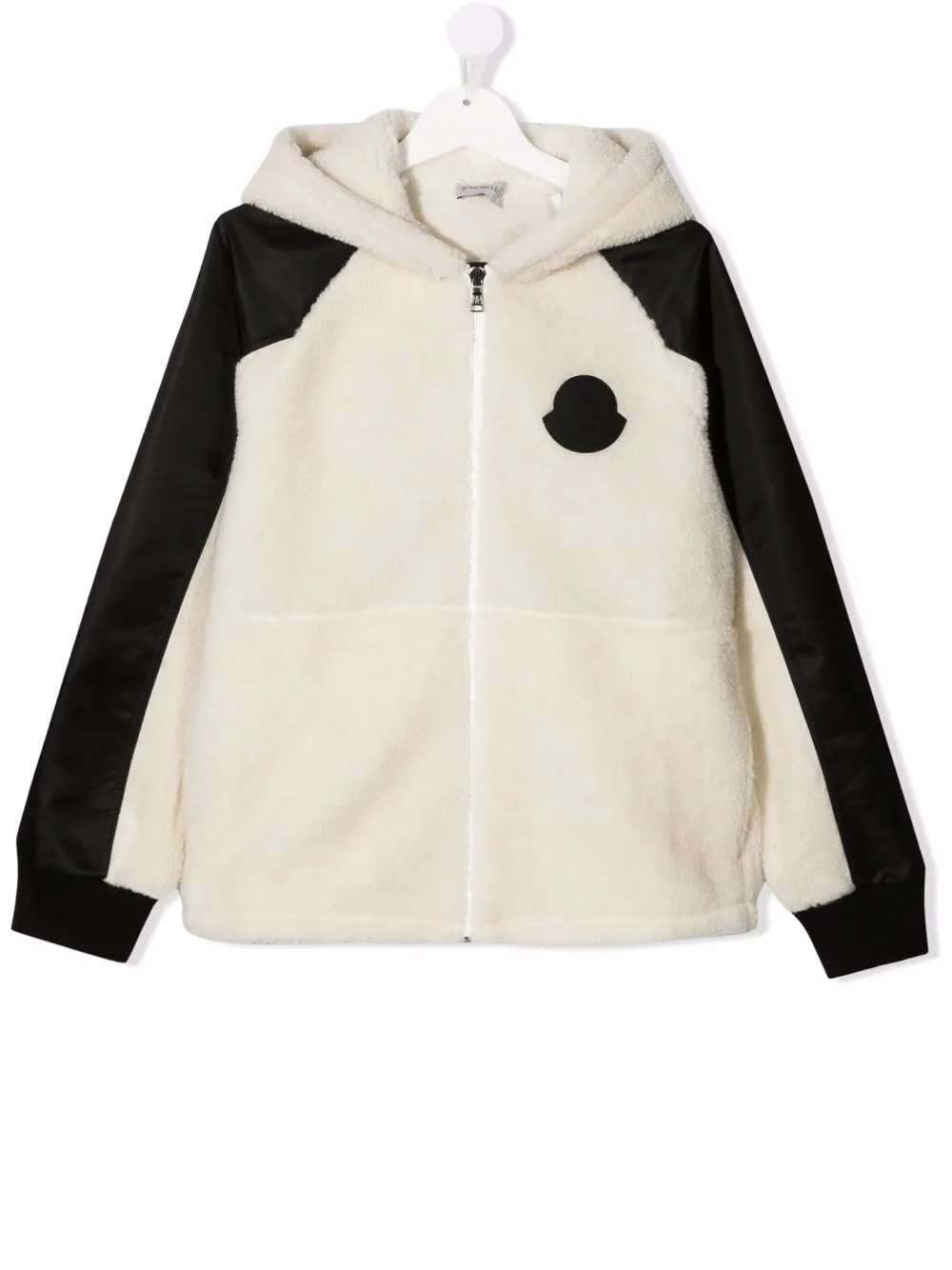 фото Moncler enfant куртка с нашивкой-логотипом