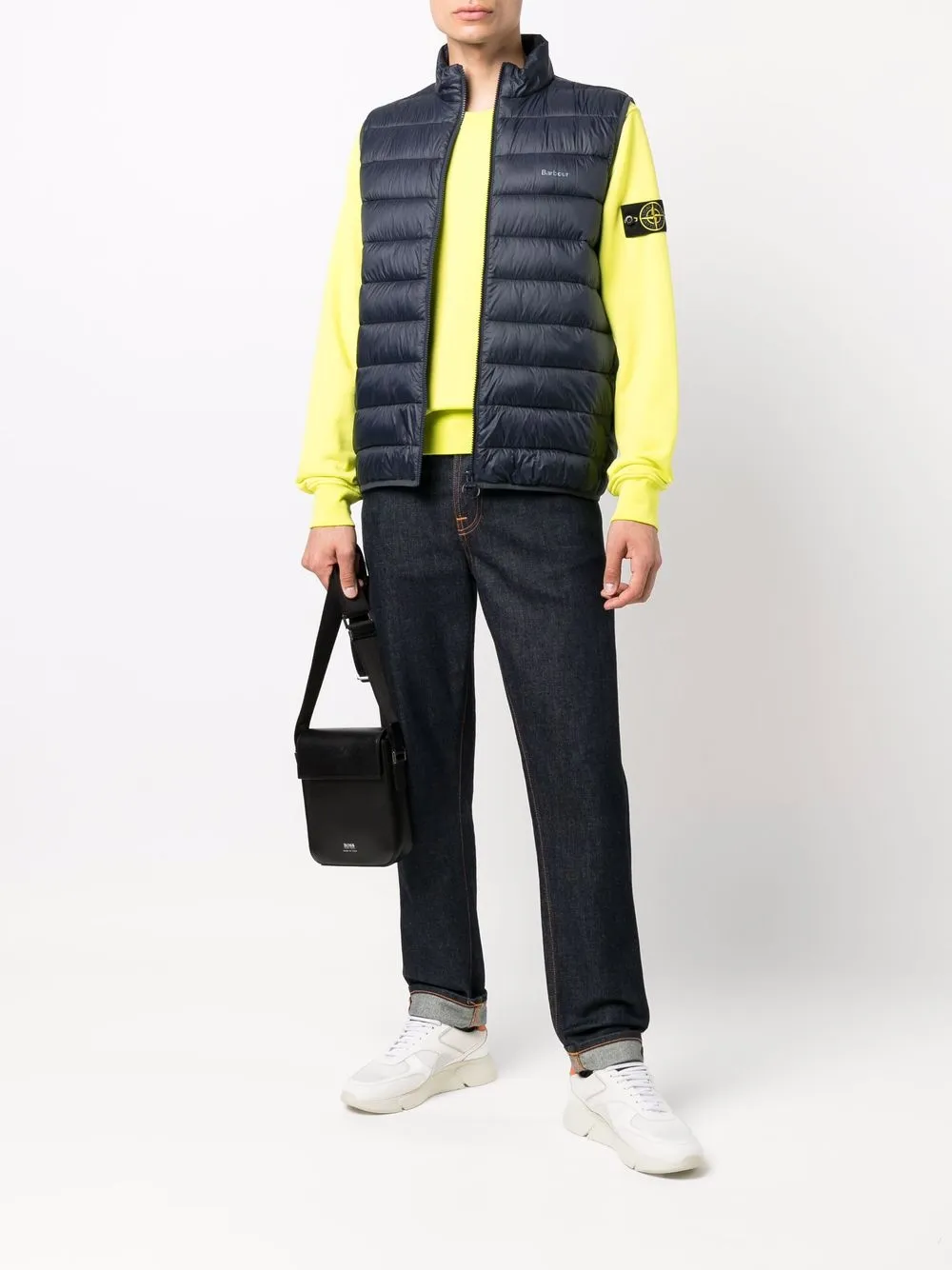 фото Barbour дутый жилет с логотипом