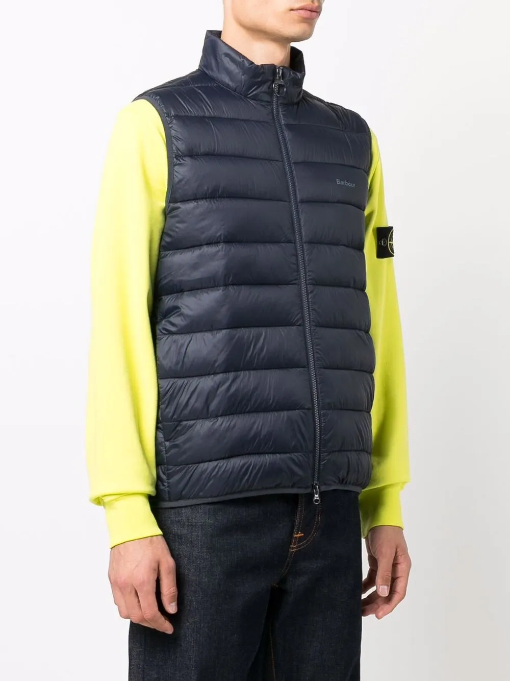 фото Barbour дутый жилет с логотипом