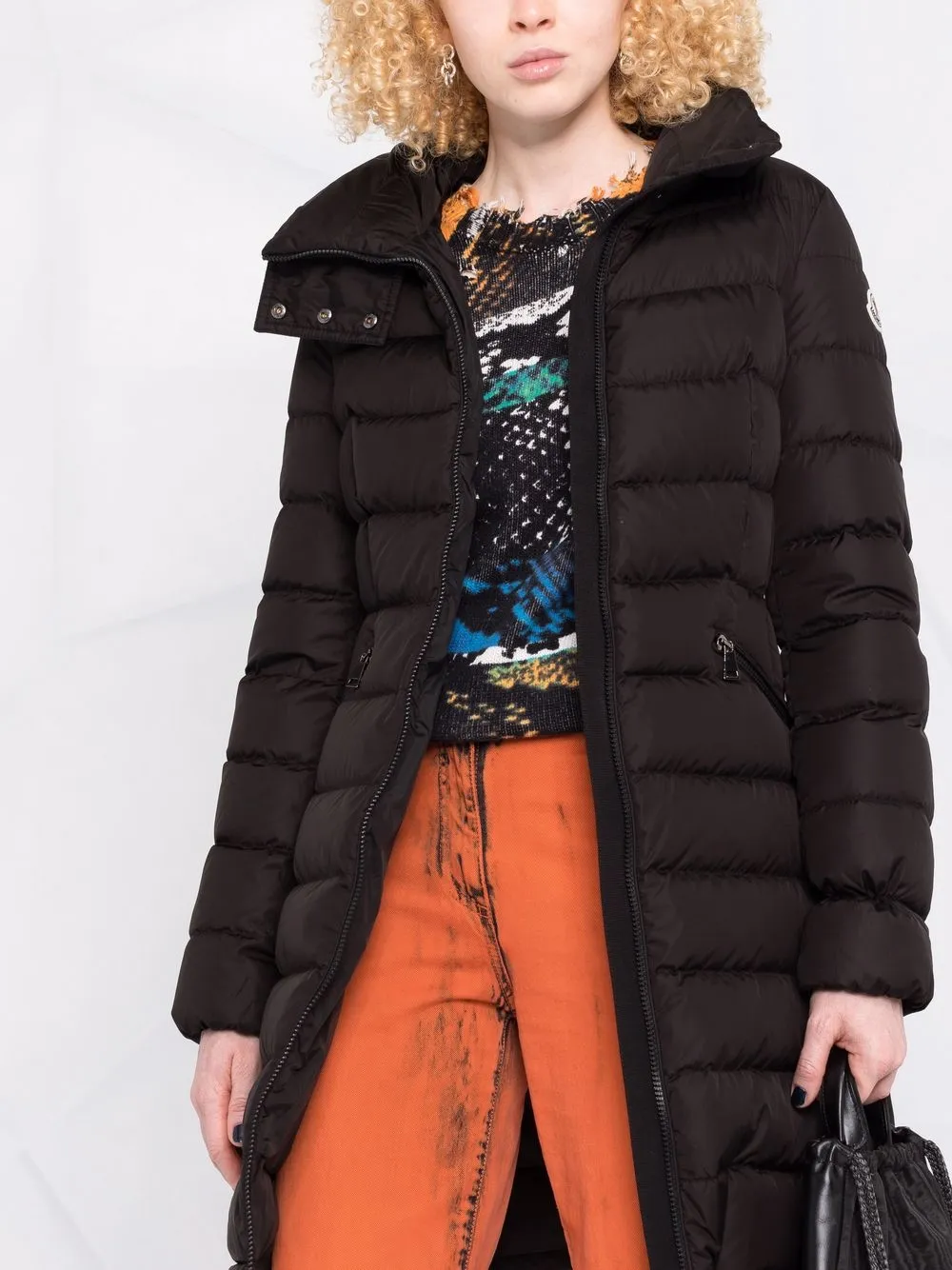 фото Moncler пуховик flammette