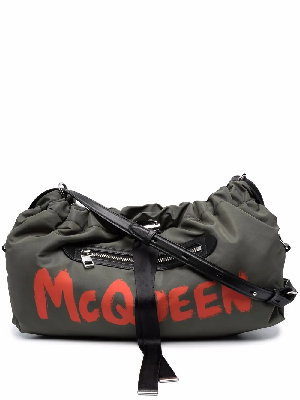 фото Alexander mcqueen сумка на плечо с кулиской и логотипом