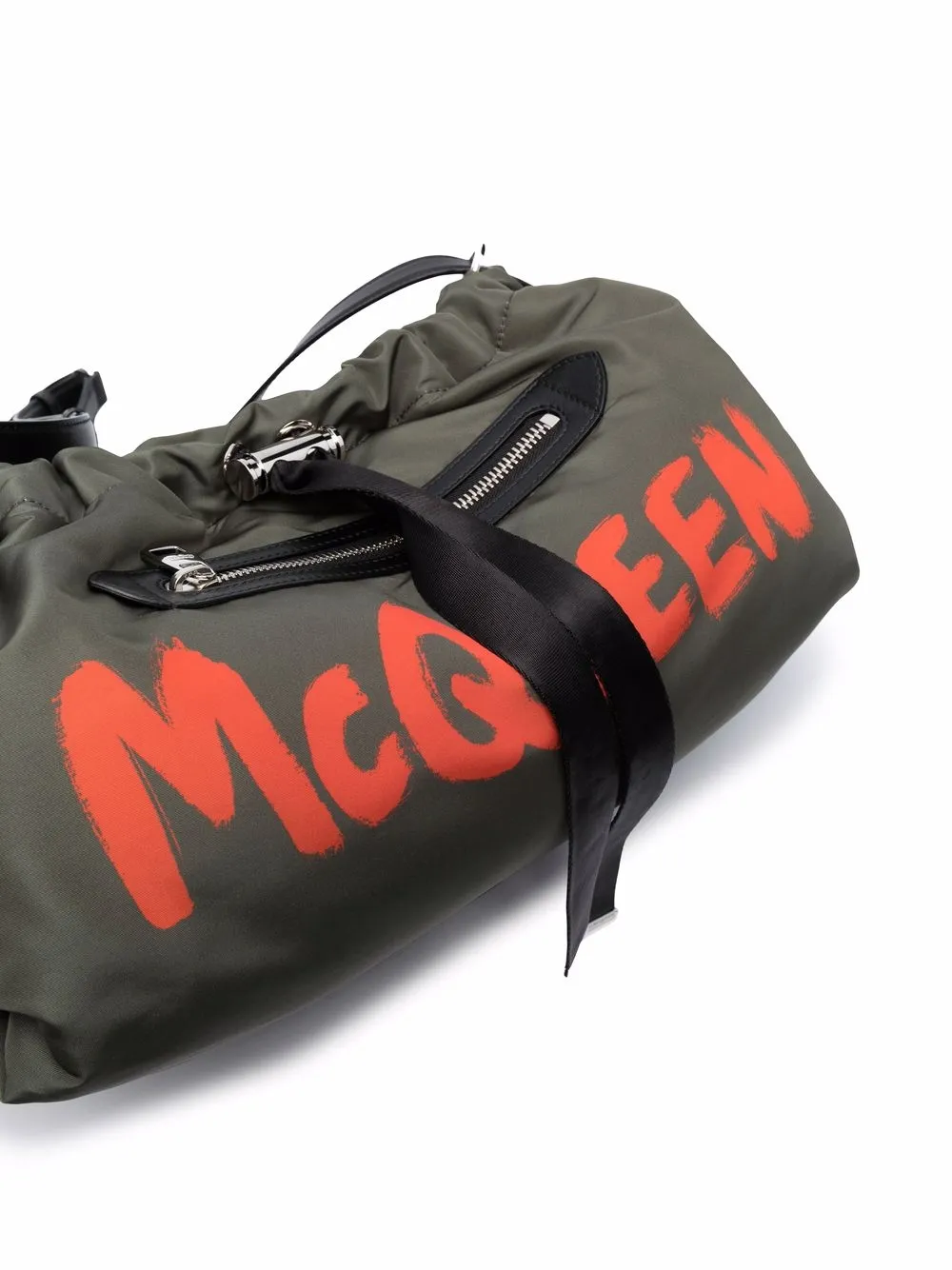 фото Alexander mcqueen сумка на плечо с кулиской и логотипом