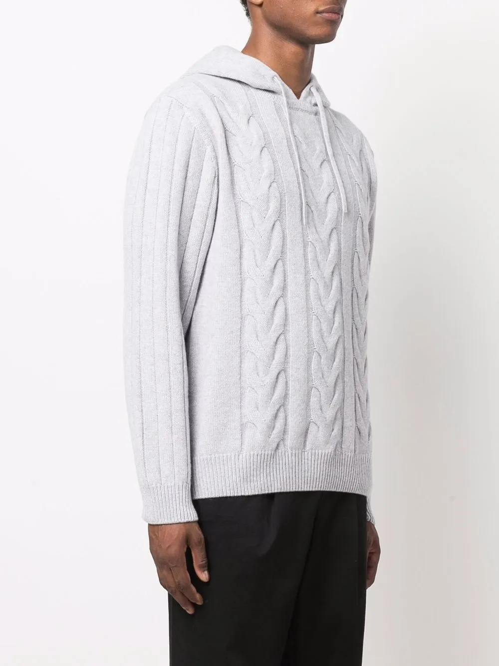 фото Brett johnson худи фактурной вязки