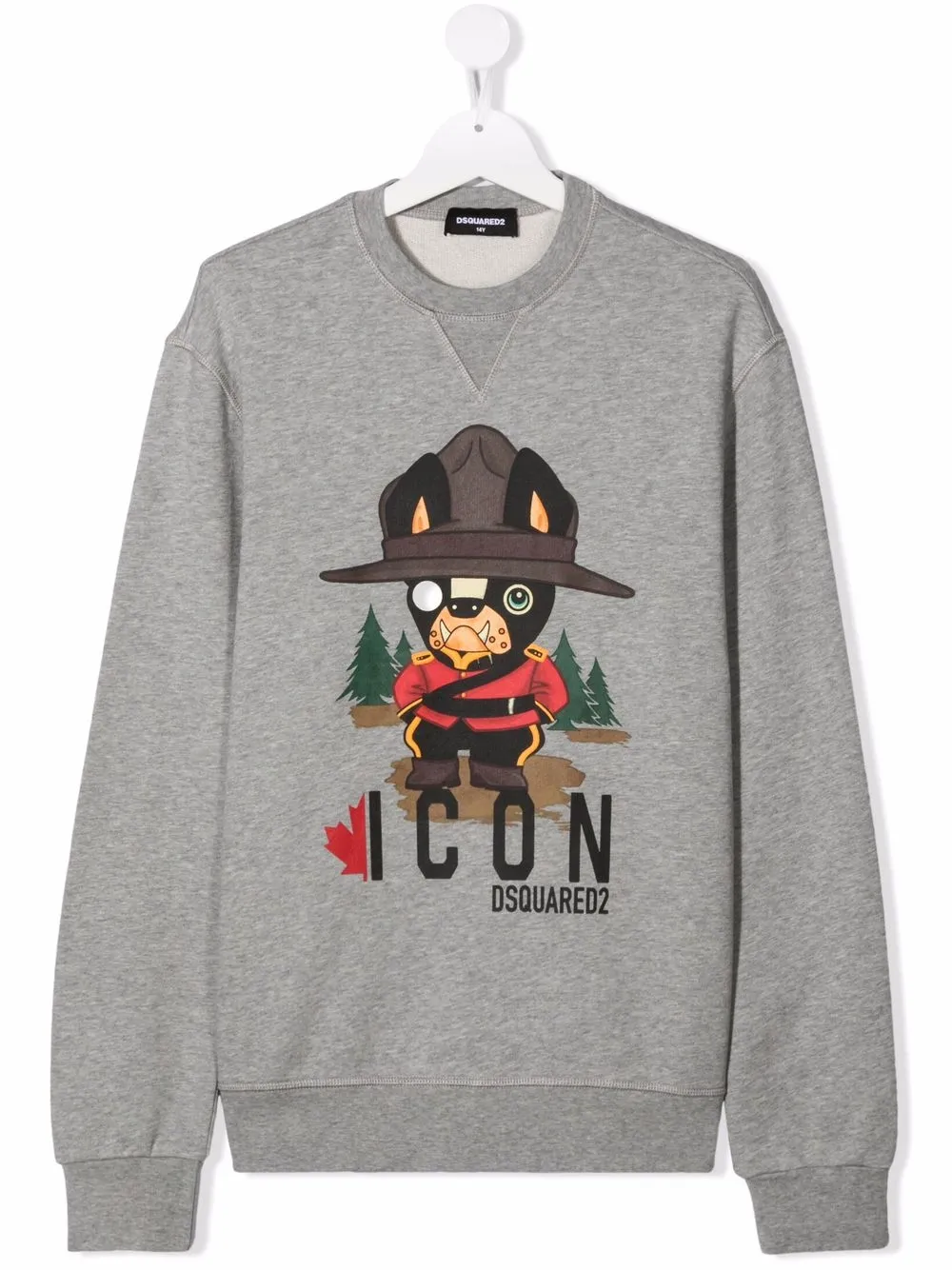 фото Dsquared2 kids толстовка ciro с графичным принтом