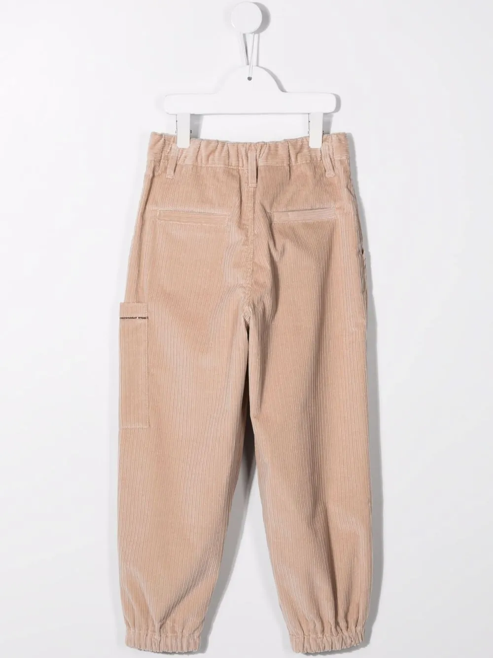 фото Brunello cucinelli kids вельветовые брюки широкого кроя