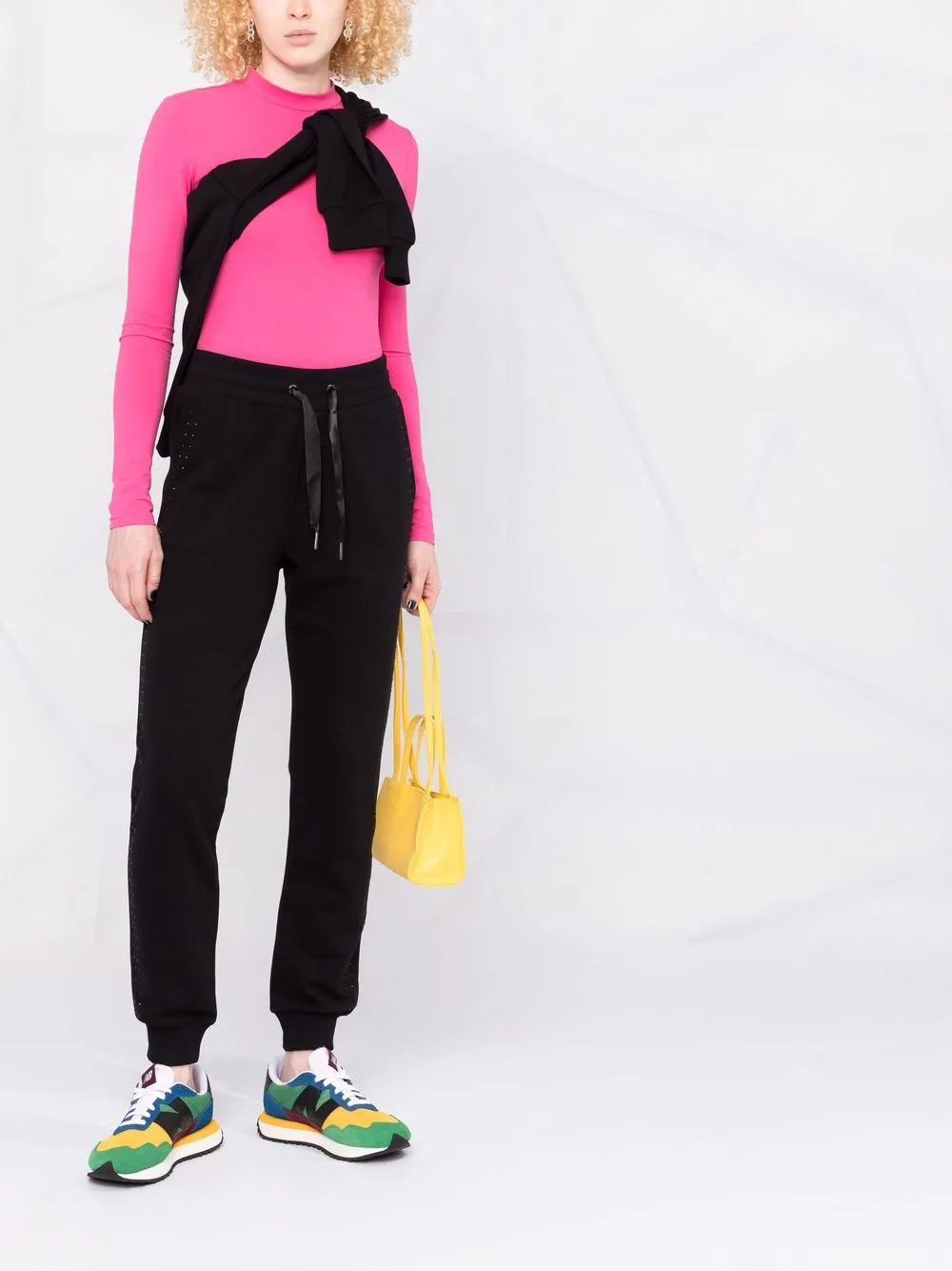 фото Armani exchange спортивные брюки с кристаллами