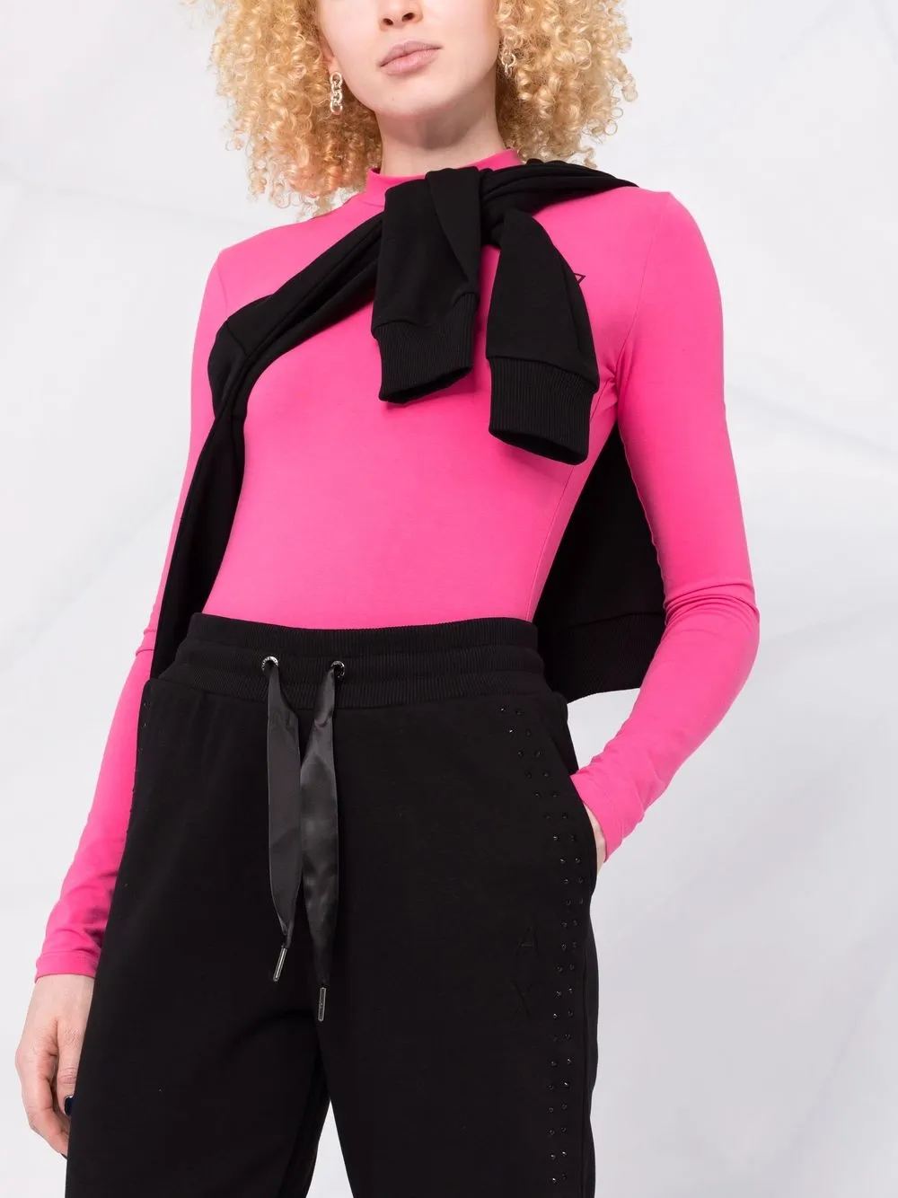 фото Armani exchange спортивные брюки с кристаллами