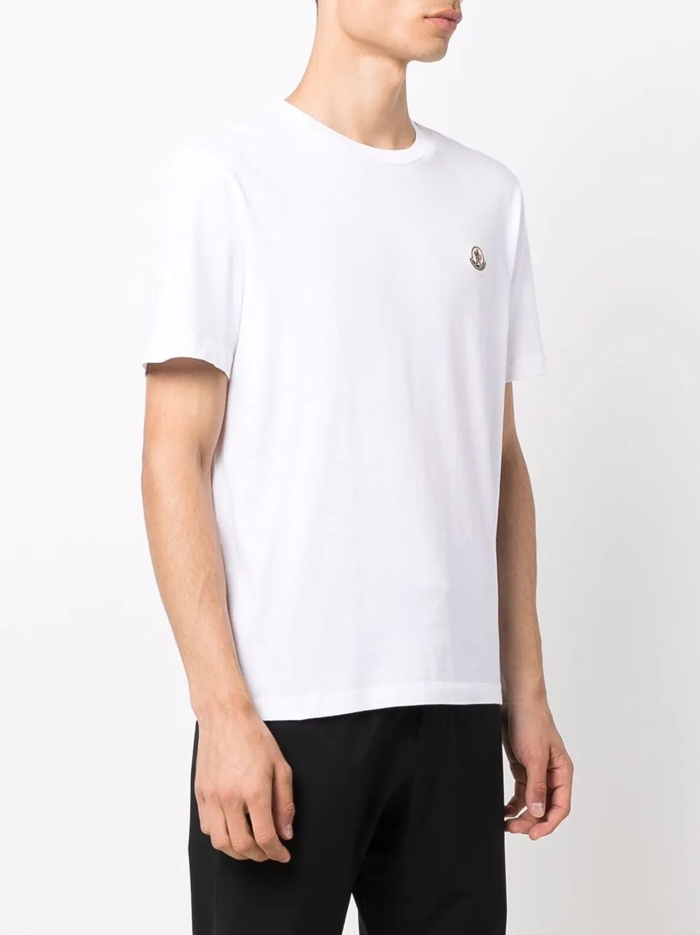 фото Moncler комплект футболок с нашивкой-логотипом